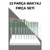 13 Parça Makyaj Fırça Seti Far Fırçası Allık Fırçası Yumuşak Uçlu - Lisinya