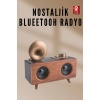 Nostaljik Radyo Bluetooth Bağlantılı Şarjlı Yüksek Ses Kaliteli - Lisinya