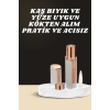 KAŞ BIYIK VE YÜZ EPİLASYON ALETİ VE TİTREŞİMLİ YÜZ TEMİZLEME MASAJ ALETİ İKİLİ SET - Lisinya