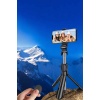 Selfie Çubuğu Tripod Kumandalı Telefon Tutucu Siyah - Lisinya