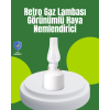 USB Şarjlı Retro Gaz Lambası Hava Nemlendirici Led Atmosfer Işıklı - Lisinya