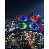 LED Işıklı Uzaktan Kumandalı Drone Fighter Jet Tasarımlı 360 Derece Dönebilen Oyuncak Uçak - Lisinya