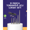 16 Parça Bits ve Adaptör Seti Vidalama Tamir Bakım Seti - Lisinya