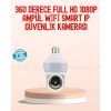 360° Full HD Wi-Fi Akıllı Ampül Kamera Gece Görüşlü - Lisinya