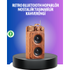 Vintage Tasarımlı Bluetooth Hoparlör Uzun Pil Ömürlü ve FM Destekli - Lisinya