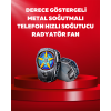 Mobil Cihaz Soğutma Radyatörü – Metal+ABS, Type-C Kablolu - Lisinya