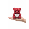 3D Baskı Kalpli Ayıcık 10cm Romantik Masaüstü Dekor - Lisinya