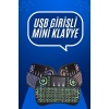 Mini Klavye Gaming Pc Playstation Ledli Mouse Rgb Mouse Bluetooth Usb - Lisinya