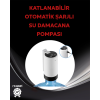 Damacana Üstü Akıllı Su Pompası | 3 Damacana Kullanım | 4W Güç | Micro USB Şarjlı | Katlanabilir & Taşınabilir - Lisinya