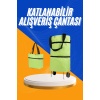 Alışveriş Çantası Katlanabilir Pazar Arabası Tekerlekli Pazar Arabası Katlanabilir - Lisinya