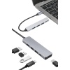 Macbook Pro/air Uyumlu USB Type-C 8 In 1 Hub Dönüştürücü Çevirici Çoklayıcı USB Hdmı Micro Sd 8 Girişli - Lisinya