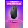 Kablosuz Mouse Fare Şarjlı Bluetooth Wireless Çift Modlu Sessiz - Lisinya
