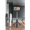 Selfie Çubuğu Tripod Kumandalı Telefon Tutucu Siyah - Lisinya