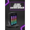 Taşınabilir 6.5 inç LED Bluetooth Kareoke Hoparlör RGB Işıklı Radyolu - Lisinya