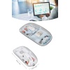 Kablosuz Mouse Fare Şarjlı Bluetooth Wireless Çift Modlu Sessiz - Lisinya