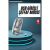 Kablosuz Mouse Fare Şarjlı Bluetooth Wireless Çift Modlu Sessiz - Lisinya