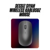 Kablosuz Bağlantı Yüksek Hassasiyetli Kablosuz Wireless Siyah Mouse - Lisinya