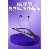 Bluetooth Kulaklık Şarj Göstergeli 100 Saat Şarj Kapasiteli Sporcu Kulaklık - Lisinya