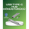 Seyahat Dostu 8‑in‑1 Hub – Şarj & Veri & Video & Ağ için Eksiksiz Çözüm - Lisinya