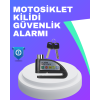 Su Geçirmez Alarm Disk Kilidi Motosiklet Scooter Bisiklet Güvenlik - Lisinya
