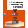 Full HD Araç Kamerası  Çift Yönlü Kayıt ve Darbe Sensörü - Lisinya