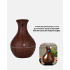 Ahşap Desenli 130 ml Aromaterapi Difüzör Sessiz ve USB Bağlantılı - Lisinya