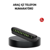 Alüminyum Kasa Gri Çevirmeli Araç İçi Telefon Numaratörü - Lisinya