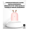 Ultrasonik Hava Nemlendirici 200 ml Aroma Difüzör LED Işıklı Sessiz - Lisinya