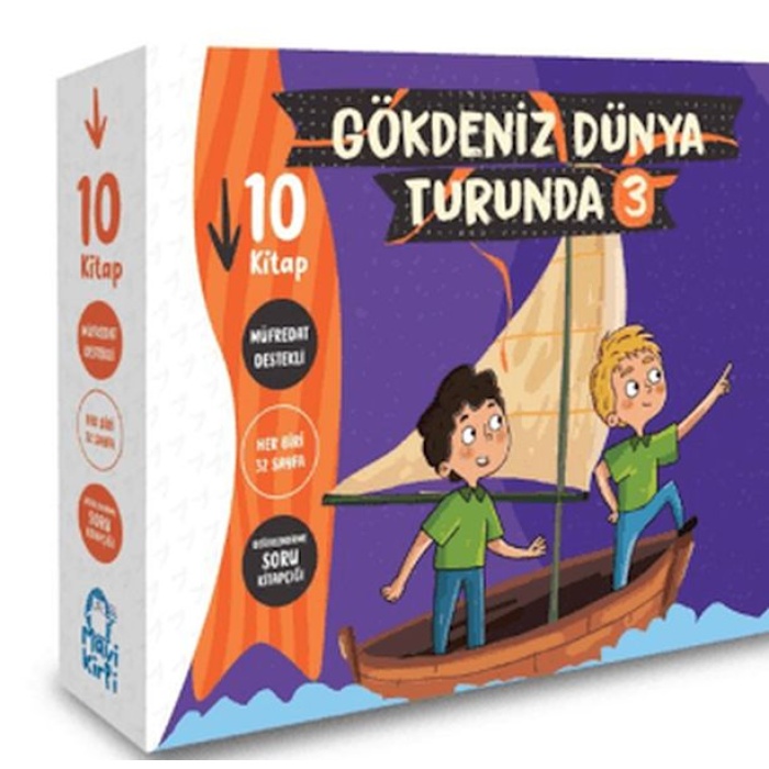 Gökdeniz Dünya Turunda 3 - 2. Sınıf Hikaye Seti (10 Kitap)