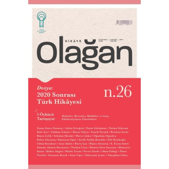 Olağan Hikaye (26. Sayı)