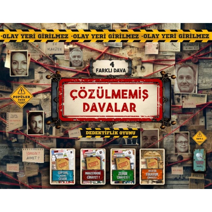 Çözülmemiş Davalar Kutulu Set 1