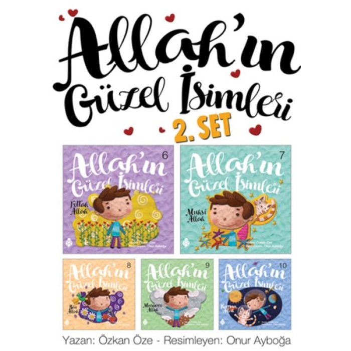 Allahın Güzel İsimleri Seti 2 (5 Kitap)