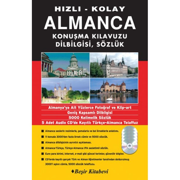 Hızlı Kolay Almanca Konuşma Kılavuzun Dilbilgisi Sözlük Karekodlu