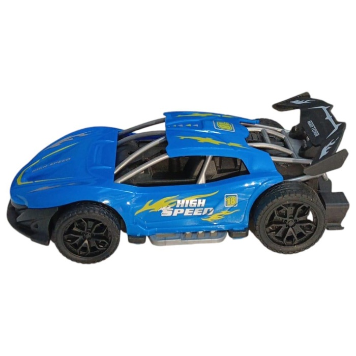 Sürtmeli Yarış Arabası - Mavi (Lisinya)