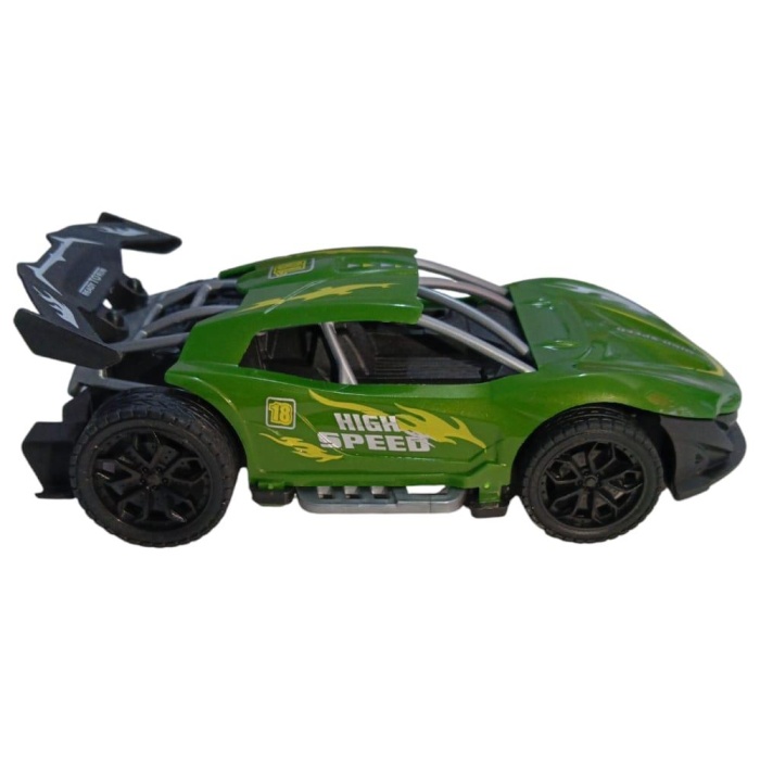 Sürtmeli Yarış Arabası - Yeşil (Lisinya)