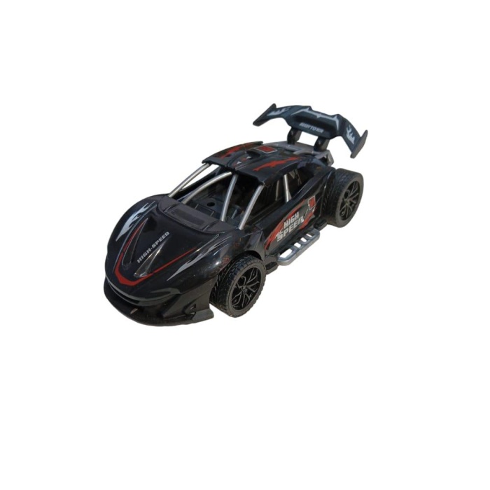 Sürtmeli Yarış Arabası - Siyah (Lisinya)