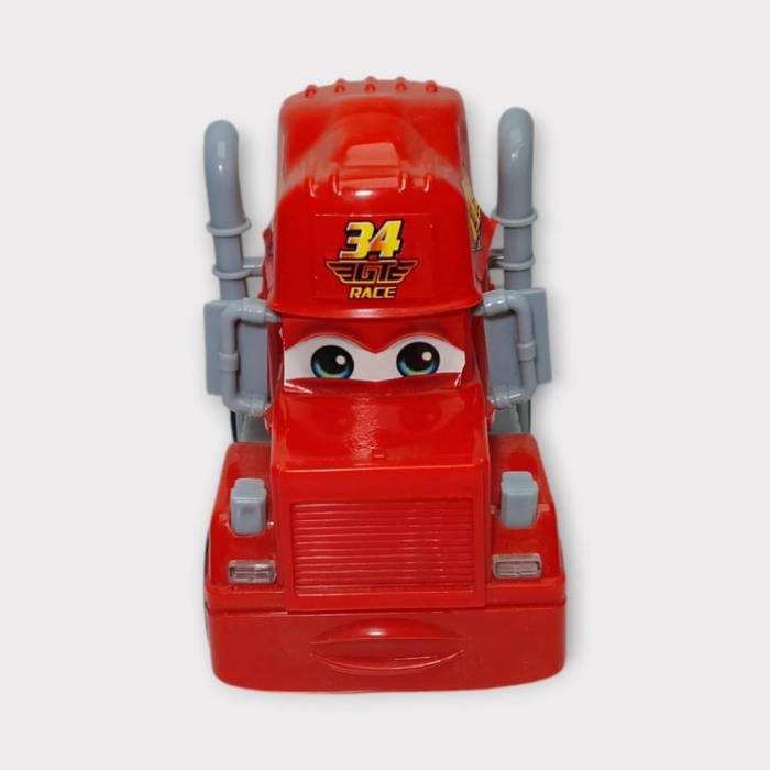 Sürtmeli Oyuncak Tır - Kırmızı (Lisinya)