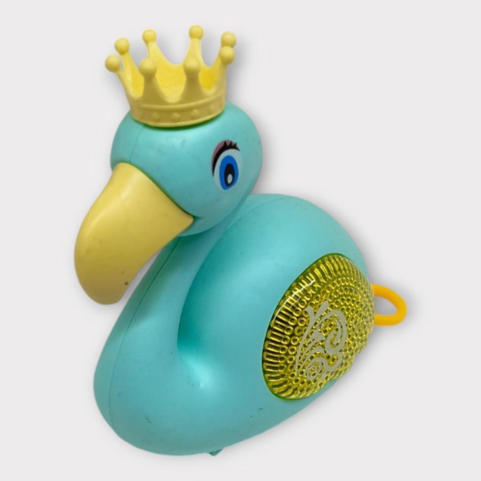 Kurmalı Işıklı Sevimli Flamingo - Yeşil (Lisinya)