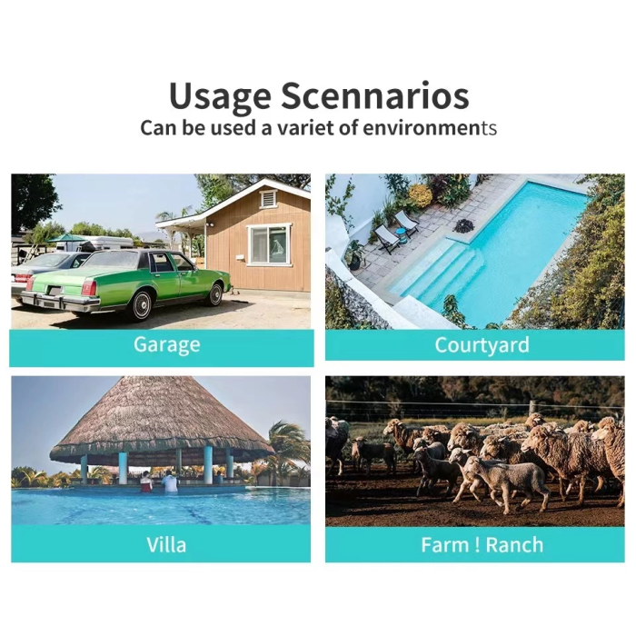 Kablosuz Uygulamalı Gece Görüşlü Solar Güneş Enerjili Kamera Akıllı Dış Mekan Güvenlik Kamerası ( Lisinya )