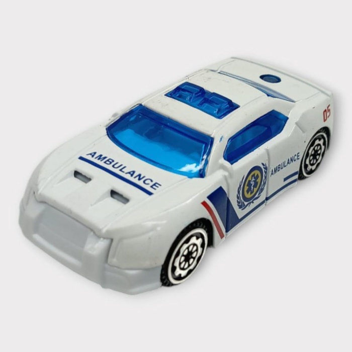 Küçük Metal Sağlık Hizmetleri Araçları 7 Cm - Araba (Lisinya)