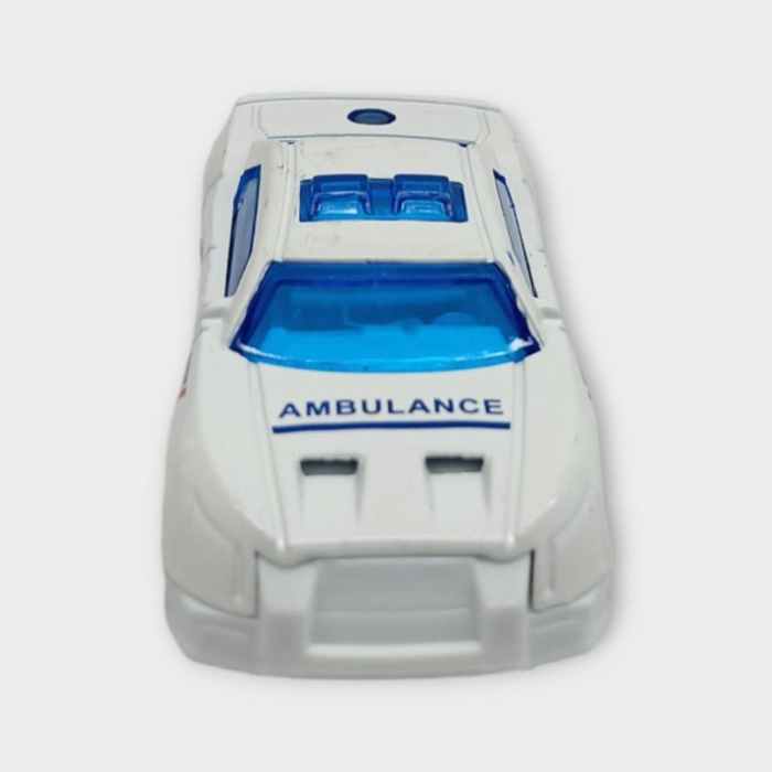 Küçük Metal Sağlık Hizmetleri Araçları 7 Cm - Araba (Lisinya)