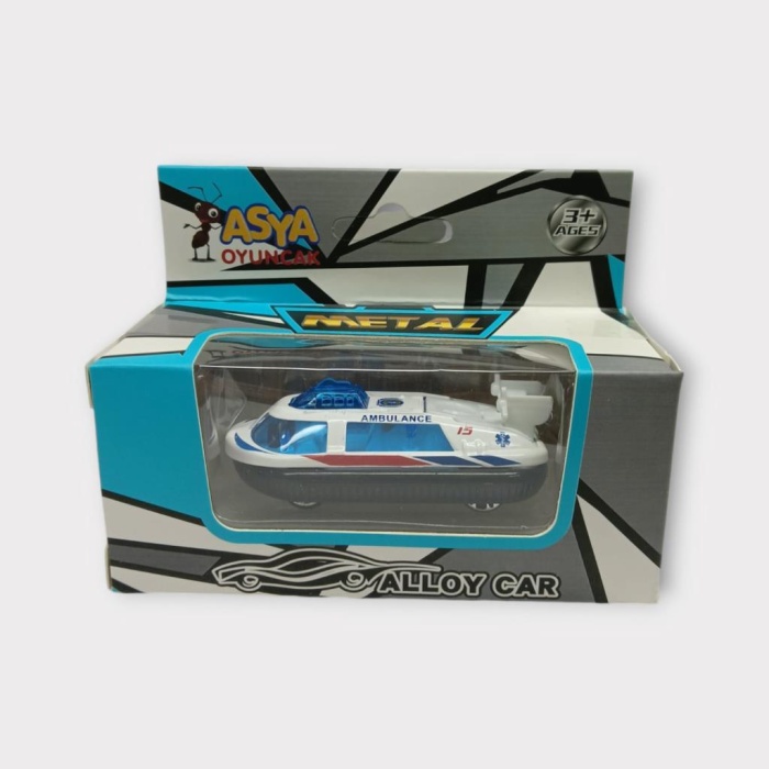 Küçük Metal Sağlık Hizmetleri Araçları 7 Cm - Bot (Lisinya)