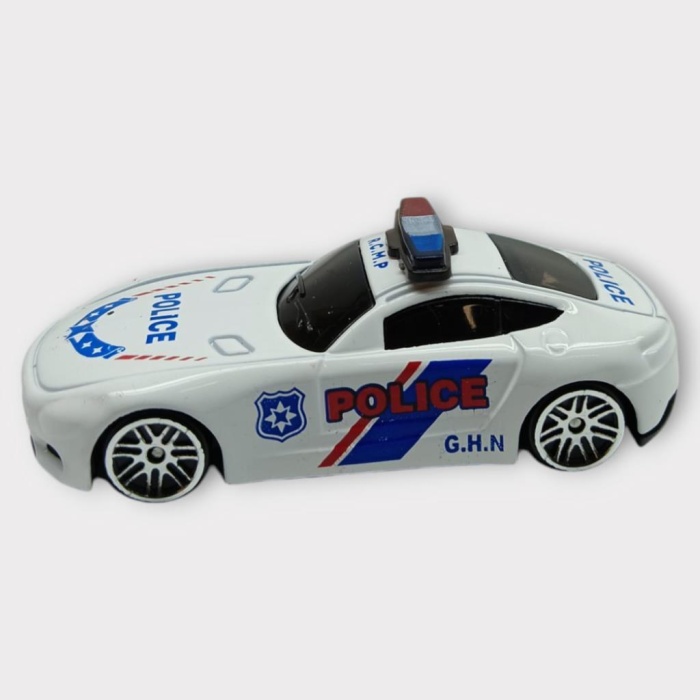 Metal Mini Polis Arabası  8 cm - Polis - 8 (Lisinya)