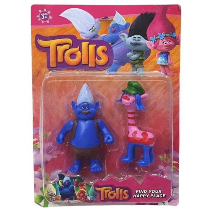 Trolls Yağmur Ormanı Şans Bebekleri 2 li Figür - TBG256562 (Lisinya)