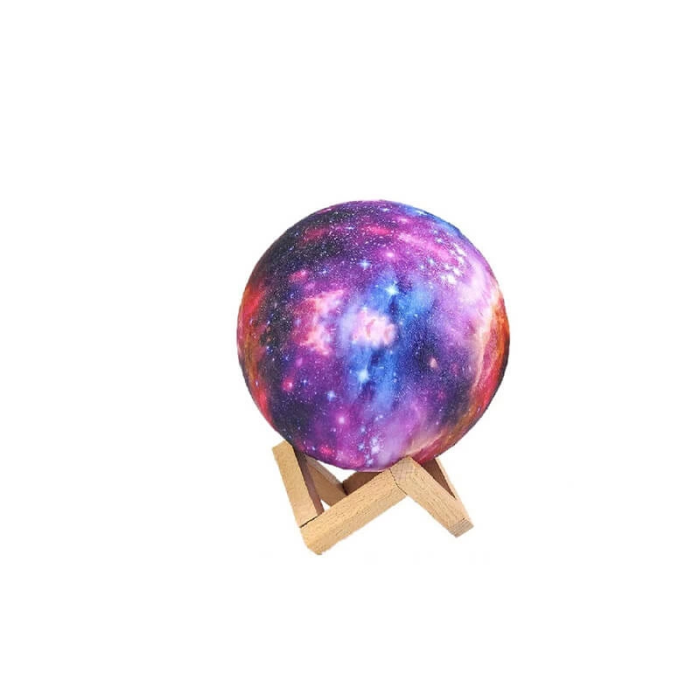 Dekoratif Yerküre Renkli 15 Cm Pilli ( Lisinya )