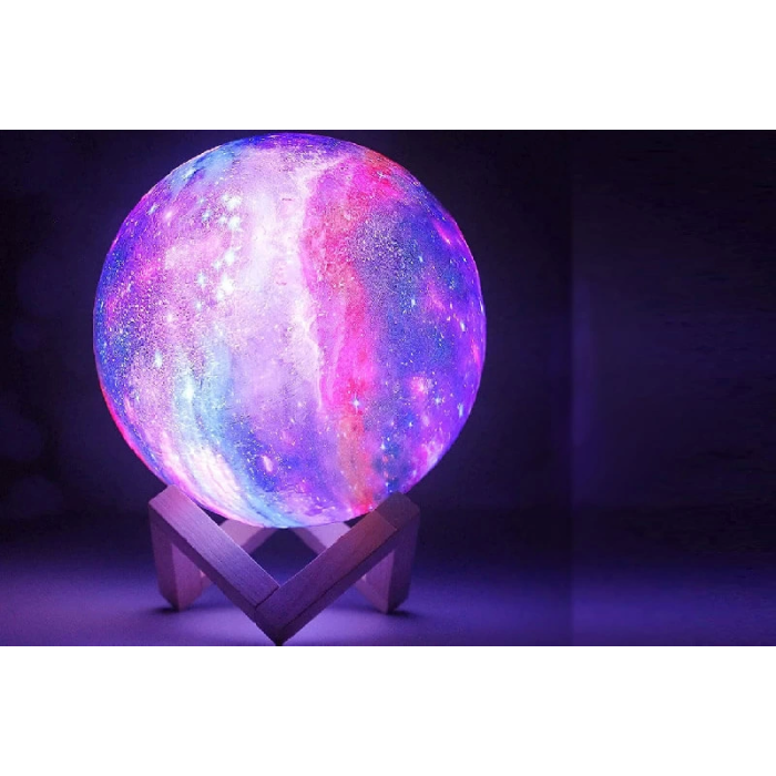 Dekoratif Yerküre Renkli 15 Cm Pilli ( Lisinya )