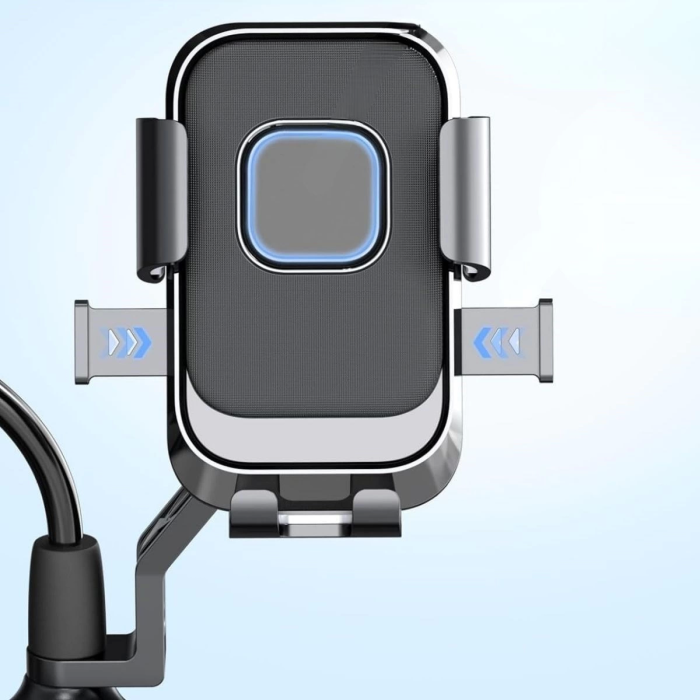 Motor,motosiklet,bisiklet ,scooter İçin 360 Derece Dönebilen Dikiz Aynası Versiyonu Telefon Tutucu Aparat ( Lisinya )