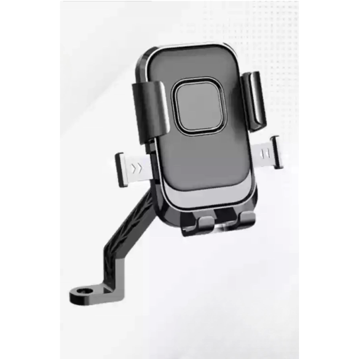 Motor,motosiklet,bisiklet ,scooter İçin 360 Derece Dönebilen Dikiz Aynası Versiyonu Telefon Tutucu Aparat ( Lisinya )