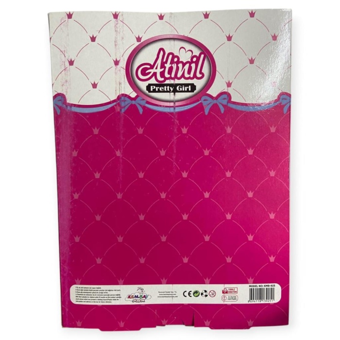 KMB-925 - SAÇ BAKIM SETİ AKSESUARLI KUTULU BEBEK (Lisinya)