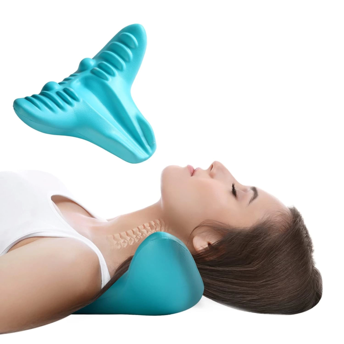 Boyun Ve Omuz Gevşetici, Servikal Traksiyon Cihazı Akupunktur Boyun Omuz Sırt Desteği Masaj Yastığı, Boyun Sedye Masajı ( Lisinya )